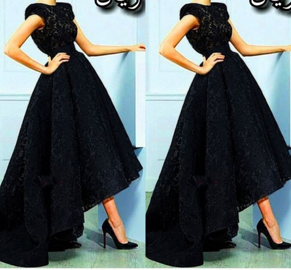 vintage straps a-line high low lace evening dress 2017 black party dress stunning prom dresses robe de soiree vestido de festa custom made, Black;red
vintage straps a-line high low lace evening dress 2017 black party dress stunning prom dresses robe de soiree vestido de festa custom made, Black;red