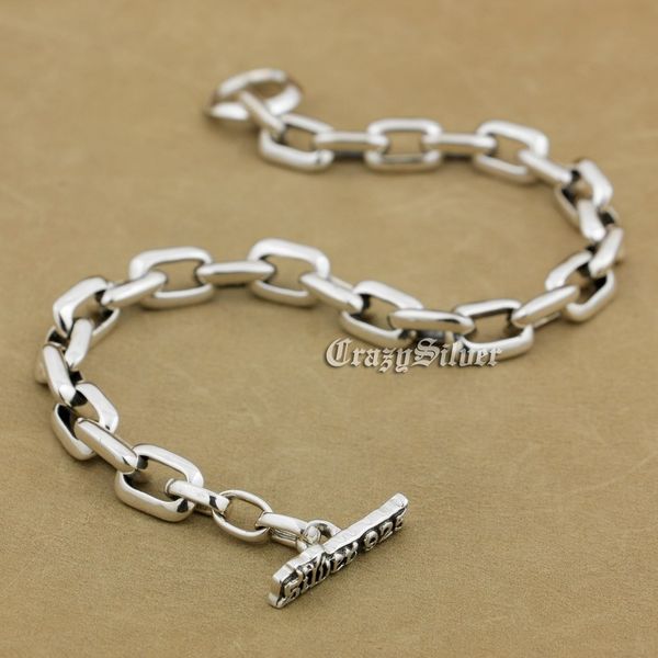end to end 8 lengths 925 sterling silver mens biker rocker punk bracelet 8w010, Black
end to end 8 lengths 925 sterling silver mens biker rocker punk bracelet 8w010, Black