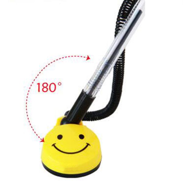 8pcs/lot 0.5mm gel pens swivel stand writing pens smile face desk office front desk counter signing pens papelaria
8pcs/lot 0.5mm gel pens swivel stand writing pens smile face desk office front desk counter signing pens papelaria
