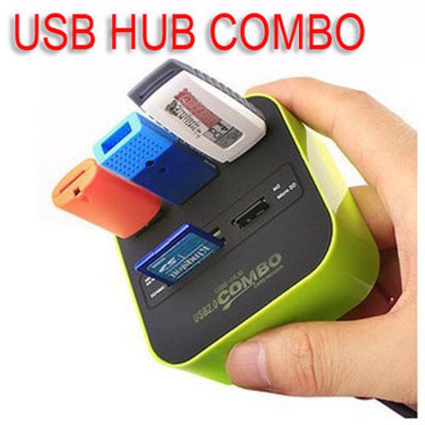 Высокое качество USB COMBO 3 порта USB hub 2.0 концентратор + multi USB кард-ридер все в одном дл
Высокое качество USB COMBO 3 порта USB hub 2.0 концентратор + multi USB кард-ридер все в одном дл