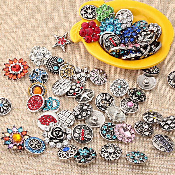 100pcs crystal rhinestone button women charm bracelet bangle metal 18mm snap button jewelry bohemian lots of crystal button for men, Bronze;silver
100pcs crystal rhinestone button women charm bracelet bangle metal 18mm snap button jewelry bohemian lots of crystal button for men, Bronze;silver