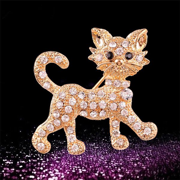cute animal little cat brooch for women gift wholesale silver/gold color rhinestone crystal pin 2017 jewelry, Gray
cute animal little cat brooch for women gift wholesale silver/gold color rhinestone crystal pin 2017 jewelry, Gray