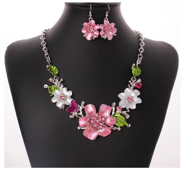womens flower jewelry sets enamel floral choker chunky statement pendant bib necklace earring jewelry gift set, Golden;silver
womens flower jewelry sets enamel floral choker chunky statement pendant bib necklace earring jewelry gift set, Golden;silver
