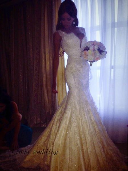 elegant beautiful sheath column straps sleeveless court train lace long wedding dresses bridal gowns, White
elegant beautiful sheath column straps sleeveless court train lace long wedding dresses bridal gowns, White