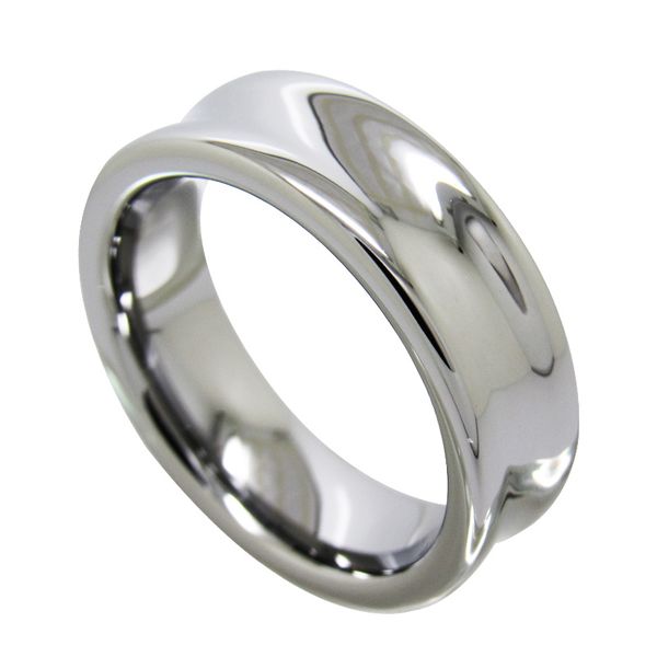 7mm concave high polish tungsten carbide ring fashion jewelry finger ring for men, Silver
7mm concave high polish tungsten carbide ring fashion jewelry finger ring for men, Silver