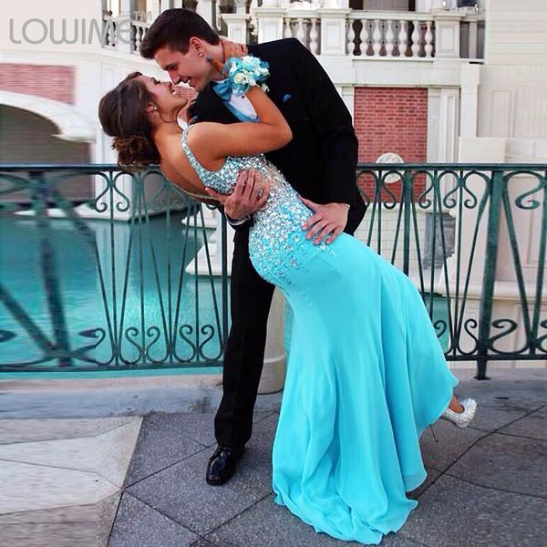 couples fashion prom dresses 2018 turquoise chiffon beaded crystals v-neckline long floor length formal african evening party gowns, Black
couples fashion prom dresses 2018 turquoise chiffon beaded crystals v-neckline long floor length formal african evening party gowns, Black