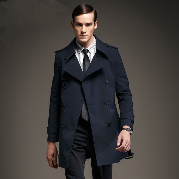 fall-men's medium long trench solid sashes coat double-breasted coat male streetwear, Tan;black
fall-men's medium long trench solid sashes coat double-breasted coat male streetwear, Tan;black