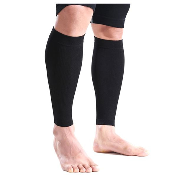 

wholesale- a pair of basketball guard crus sleeves brace outdoor sports gear protective sheath soccer running knee set of legs, Black