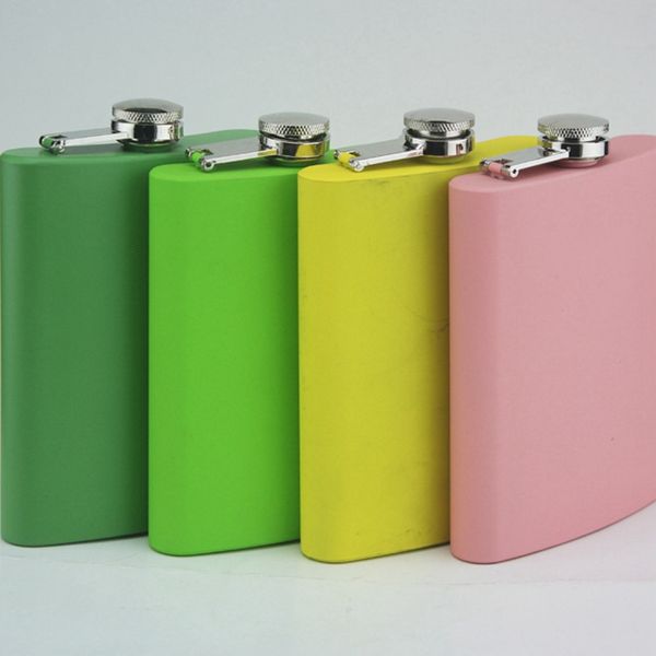 mixed colored stainless steel 7oz hip flask ,4 color can be choose ,personalized logo accept
mixed colored stainless steel 7oz hip flask ,4 color can be choose ,personalized logo accept