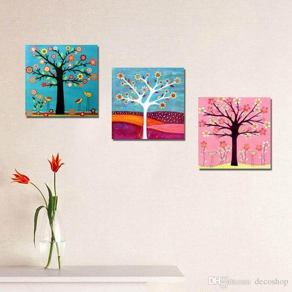 modern fine abstract tree painting giclee print on canvas wall art home decoration set30395 
modern fine abstract tree painting giclee print on canvas wall art home decoration set30395