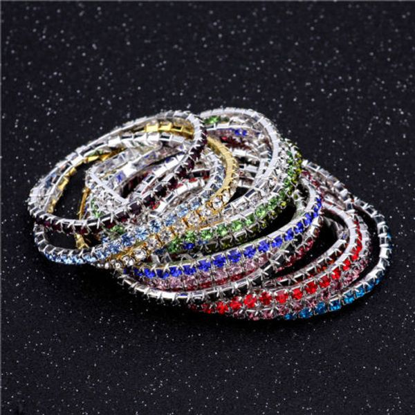 20PCs women's 1 row rhinestone Elasticity alloy beautiful cuff bangles bracelets
20PCs women's 1 row rhinestone Elasticity alloy beautiful cuff bangles bracelets