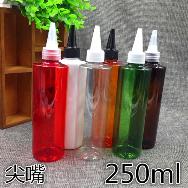 250ml Big Color Plastic Shampoo Bottle Beak Lids Multifunctional Refillable Makeup Bottle Cosmetic Containers 50pcs/lot FZ142
250ml Big Color Plastic Shampoo Bottle Beak Lids Multifunctional Refillable Makeup Bottle Cosmetic Containers 50pcs/lot FZ142