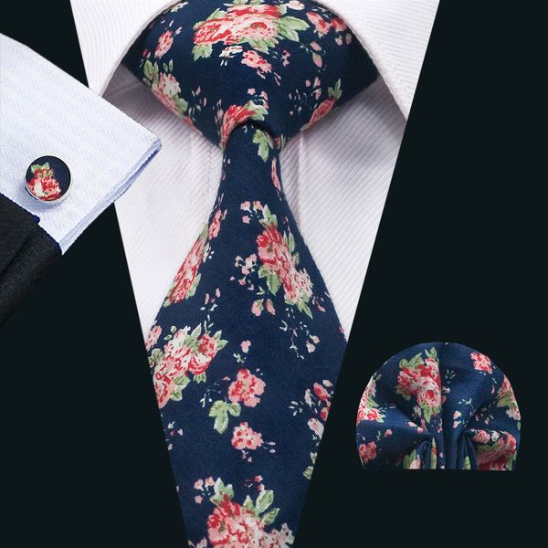 Floral Neck Tie Set Mens Neckties Classic Cotton Ties Tie Hanky Cufflinks Sets Formal Business Wedding Party N-1373
Floral Neck Tie Set Mens Neckties Classic Cotton Ties Tie Hanky Cufflinks Sets Formal Business Wedding Party N-1373