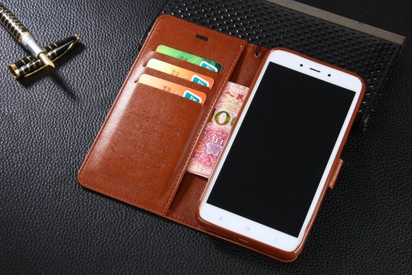 Image of For Redmi Note 4 Case Brand Wallet Shell Skin Flip Cover Luxury Leather Case For Xiaomi Hongmi Redrice Redmi Note 4
