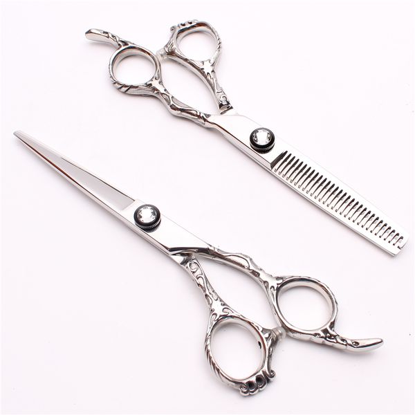 2pcs 6" jp 440c customized logo professional human hair scissors cutting or thinning shears barber"s hairdressing shears style too
2pcs 6" jp 440c customized logo professional human hair scissors cutting or thinning shears barber"s hairdressing shears style too