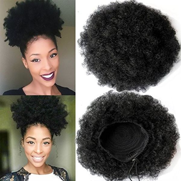 women human drawstring ponytail extension, african american short high afro kinky curly hairpiece, human puff hair pony tail for black women
women human drawstring ponytail extension, african american short high afro kinky curly hairpiece, human puff hair pony tail for black women
