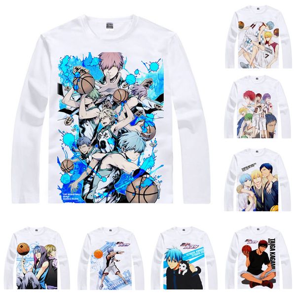 anime shirt kuroko's basketballer t-shirts multi-style long sleeve tetsuya kuroko taiga kagami cosplay motivs kawaii shirts, White;black
anime shirt kuroko's basketballer t-shirts multi-style long sleeve tetsuya kuroko taiga kagami cosplay motivs kawaii shirts, White;black