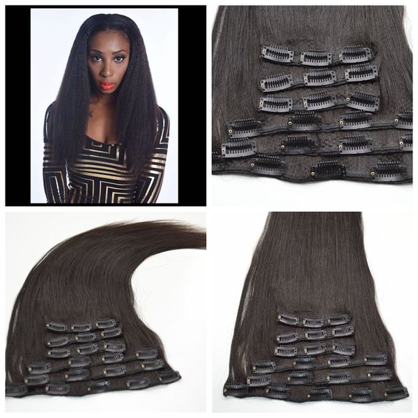 7pcs human hair clip in hair extension g-easy brazilian yaki clip ins human hair 120g, Black;brown
7pcs human hair clip in hair extension g-easy brazilian yaki clip ins human hair 120g, Black;brown