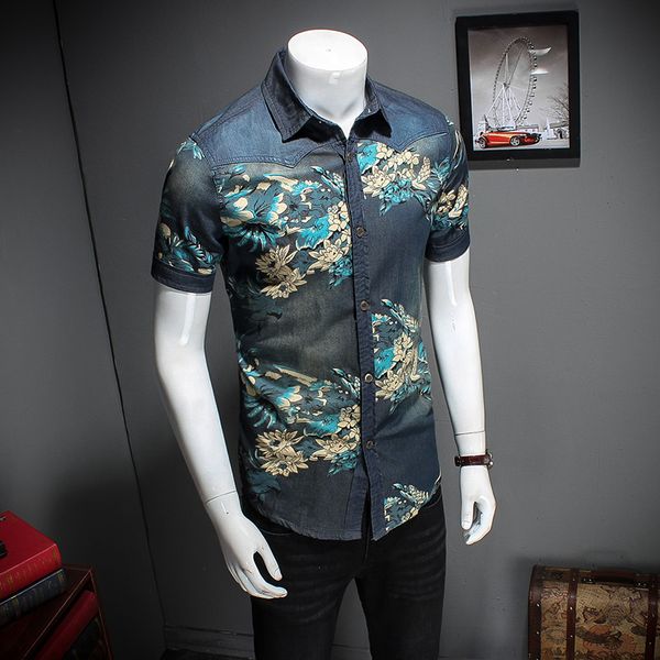 wholesale- 2017 new arrival -5xl denim floral short sleeve men shirt mens dress shirts male clothes social casual shirt men brand cd205, White;black
wholesale- 2017 new arrival -5xl denim floral short sleeve men shirt mens dress shirts male clothes social casual shirt men brand cd205, White;black