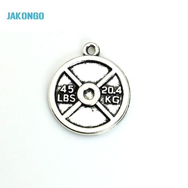 10pcs tibetan silver plated 45 lbs dumbbell charms pendants for bracelet jewelry making diy handmade craft 25mm, Bronze;silver
10pcs tibetan silver plated 45 lbs dumbbell charms pendants for bracelet jewelry making diy handmade craft 25mm, Bronze;silver