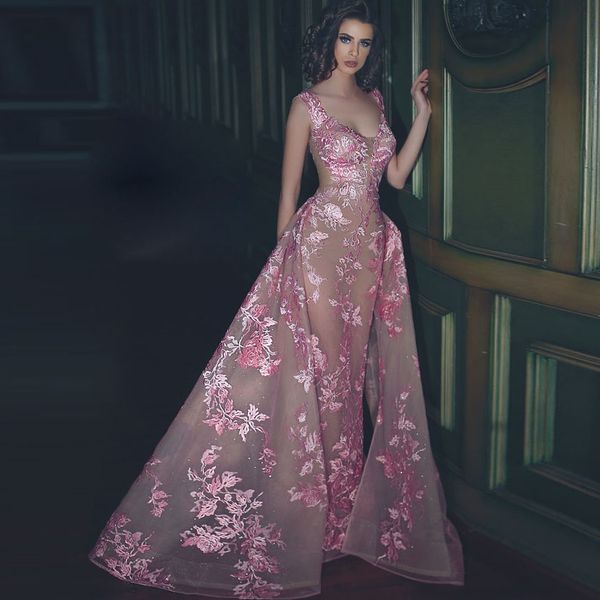 open scoop neckline prom dresses see through applique mermaid tulle party dress fashion sheer backless attractive wear evening dress, Black
open scoop neckline prom dresses see through applique mermaid tulle party dress fashion sheer backless attractive wear evening dress, Black