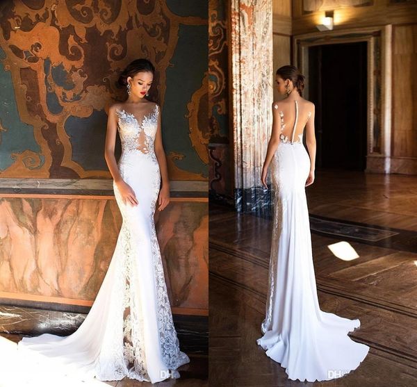 2018 новый берта новый дизайн старинные vestido де novia рукавов сексуальная русалка свадебные платья с аппликациями пляж свадебные платья п, White
2018 новый берта новый дизайн старинные vestido де novia рукавов сексуальная русалка свадебные платья с аппликациями пляж свадебные платья п, White