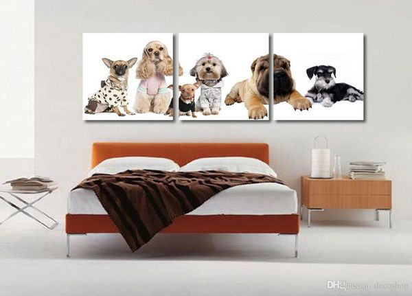 contemporary beautiful animal lovely dog picture giclee print on canvas wall decor set30175
contemporary beautiful animal lovely dog picture giclee print on canvas wall decor set30175