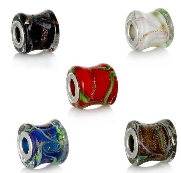 бесплатная доставка! европейский шарм lampwork стеклянные бусины барабан смешанные блеск рябь ясно о 15x14mm ювелирных изделий diy, Silver
бесплатная доставка! европейский шарм lampwork стеклянные бусины барабан смешанные блеск рябь ясно о 15x14mm ювелирных изделий diy, Silver