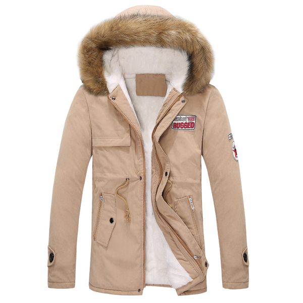 2018 new winter jacket for men fur collar men's down jacket cotton-padded coat thickening parka male manteau homme, Black
2018 new winter jacket for men fur collar men's down jacket cotton-padded coat thickening parka male manteau homme, Black