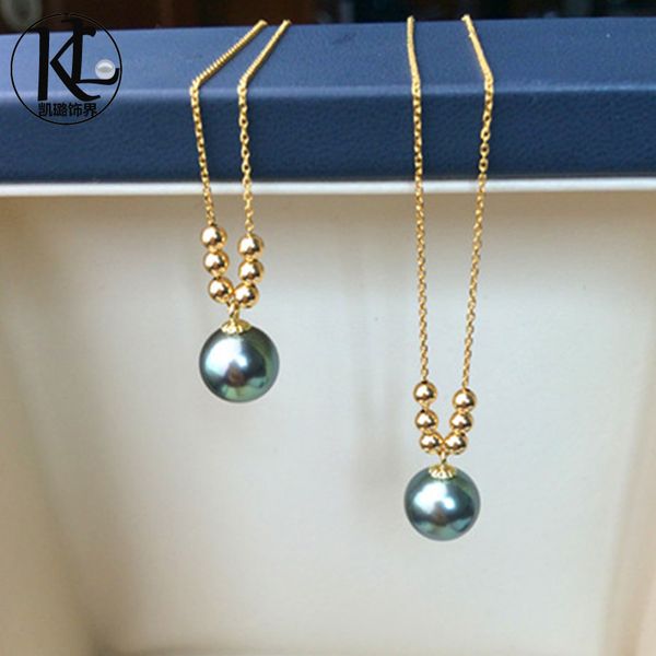 genuine natural seawater pearl necklace 18k gold 10-11mm tahiti black pearl pendant wholesale s925 silver necklace chain for women
genuine natural seawater pearl necklace 18k gold 10-11mm tahiti black pearl pendant wholesale s925 silver necklace chain for women