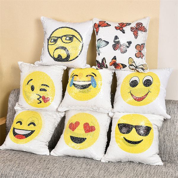 double face expression sequin pillow case personality emoji pattern cushion cover cartoon pillowcase ia925 
double face expression sequin pillow case personality emoji pattern cushion cover cartoon pillowcase ia925