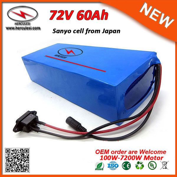 Deep Cycle 7200W Электрический велосипед батареи 72V литий аккумулятор 72V 60Ah Li Ion батарея с
Deep Cycle 7200W Электрический велосипед батареи 72V литий аккумулятор 72V 60Ah Li Ion батарея с