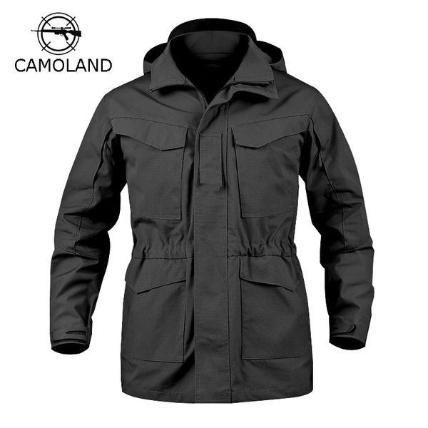

wholesale-4 colors tactical jacket men m65 coat male parka winter windbreaker clothes autumn army field jacket male clothing, Black;brown