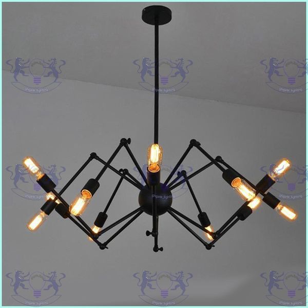 spider chandelier vintage wrought iron pendant lamp loft american style lighting fixture 8/12 lights ing
spider chandelier vintage wrought iron pendant lamp loft american style lighting fixture 8/12 lights ing