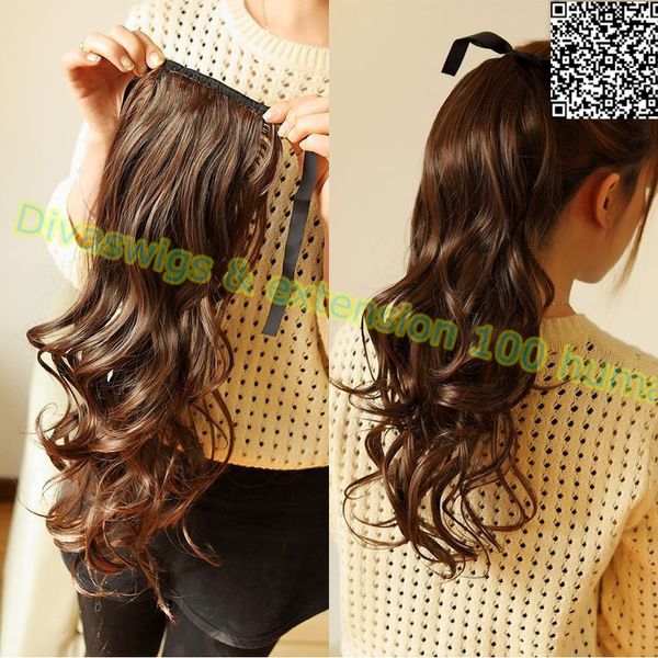 dora #4 color indian remy wrap around ponytail extension wavy curly drawstring human hair pony tail, Black
dora #4 color indian remy wrap around ponytail extension wavy curly drawstring human hair pony tail, Black