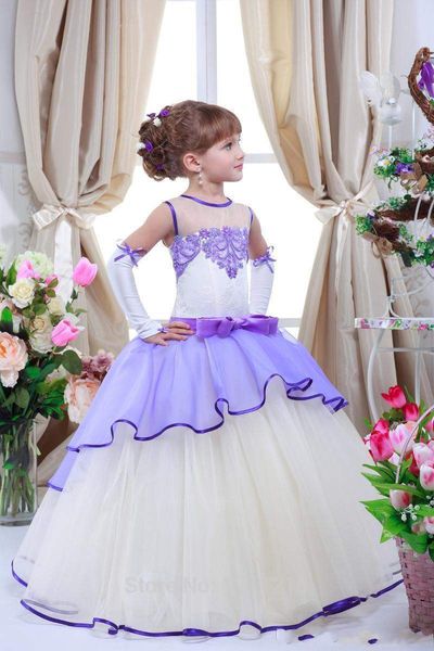 ball gown lanvender flower girls' dresses sheer neck crew applique lace pageant dresses for kids girls communion gowns, White;blue
ball gown lanvender flower girls' dresses sheer neck crew applique lace pageant dresses for kids girls communion gowns, White;blue