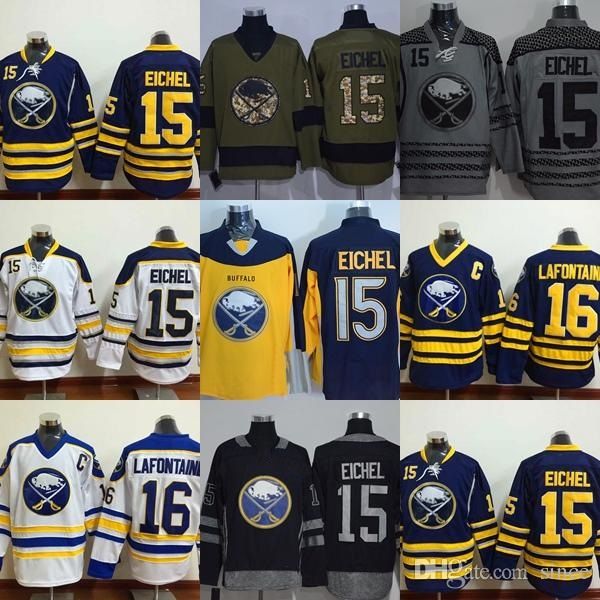 factory outlet -men's buffalo sabres #15 jack eichel #16 lafontaine black blue green grey white yellow new ice hockey jerseys ing, Black;red
factory outlet -men's buffalo sabres #15 jack eichel #16 lafontaine black blue green grey white yellow new ice hockey jerseys ing, Black;red