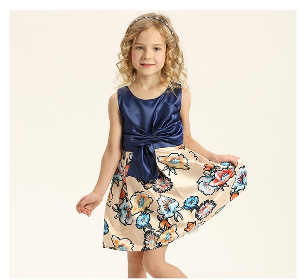 2016 new print girls dresses polyester + cotton cute short crew neck a-line knee-length green satin kids dress for princess ems dhl free, White;blue
2016 new print girls dresses polyester + cotton cute short crew neck a-line knee-length green satin kids dress for princess ems dhl free, White;blue