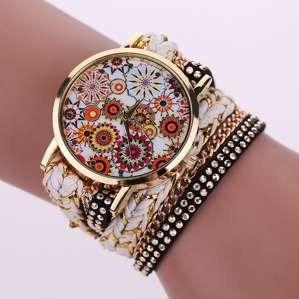 infinity bracelet watch fashion women multilayer rivet weave statement bracelet watches charm quartz wristwatches wrist watches, Slivery;brown
infinity bracelet watch fashion women multilayer rivet weave statement bracelet watches charm quartz wristwatches wrist watches, Slivery;brown