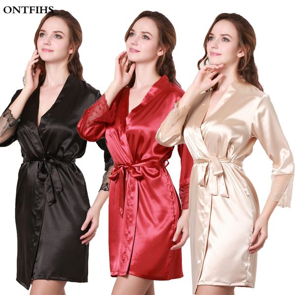 wholesale- silk satin kimono robes for womens clothing long sleeve sleepwear robe femme pajamas ladies nightdress a11, Black;red
wholesale- silk satin kimono robes for womens clothing long sleeve sleepwear robe femme pajamas ladies nightdress a11, Black;red