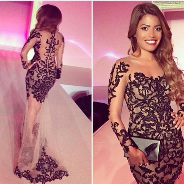 robe de soiree black long sleeve lace mermaid evening dresses 2017 elegant tulle prom dresses party dress formal evening gowns abendkleider, Black;red
robe de soiree black long sleeve lace mermaid evening dresses 2017 elegant tulle prom dresses party dress formal evening gowns abendkleider, Black;red