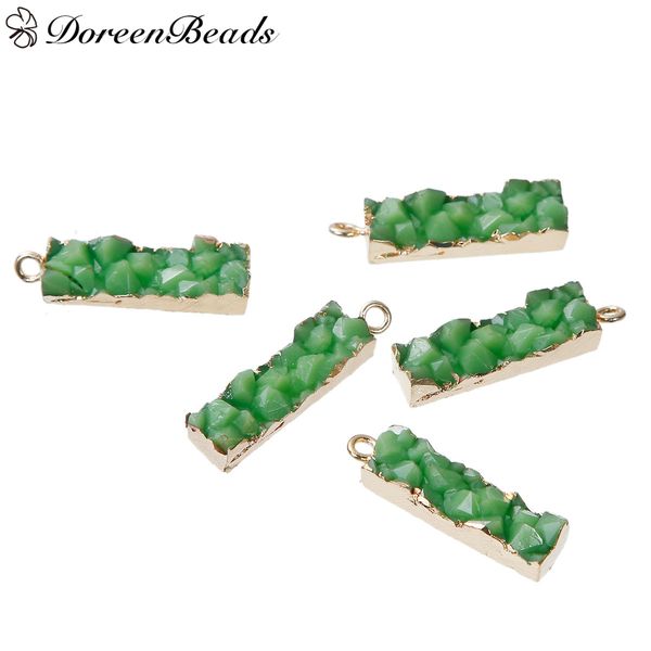 resin druzy /drusy pendants rectangle gold plated green 36mm x9mm(1 3/8" x 3/8") - 34mm x9mm(1 3/8" x 3/8"), 2 pcs 2016, Bronze;silver
resin druzy /drusy pendants rectangle gold plated green 36mm x9mm(1 3/8" x 3/8") - 34mm x9mm(1 3/8" x 3/8"), 2 pcs 2016, Bronze;silver