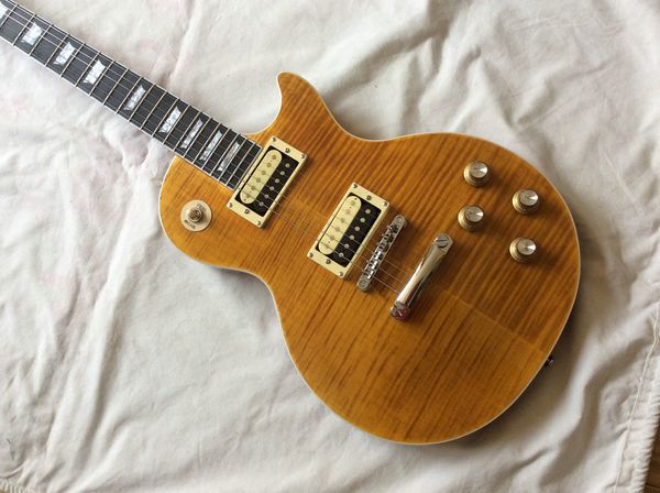 slash 1959 tiger flame mahogany body ebony fingerboard yellow electric guitar
slash 1959 tiger flame mahogany body ebony fingerboard yellow electric guitar
