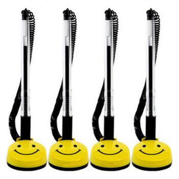 8Pcs/lot High Quality0.5mm Desktop Gel Pens Swivel Stand Smile Face Gel Pens Desk Office Front Desk Counter Pen Pasted Signing pen
8Pcs/lot High Quality0.5mm Desktop Gel Pens Swivel Stand Smile Face Gel Pens Desk Office Front Desk Counter Pen Pasted Signing pen