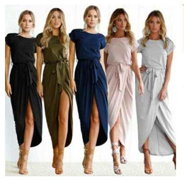 summer dress 2017 casual irregular party dresses split belt vestidos mujer dress women vestido de festa, Black;gray
summer dress 2017 casual irregular party dresses split belt vestidos mujer dress women vestido de festa, Black;gray