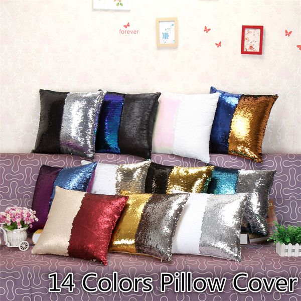 fashion sequins cushion cover pillow slip mermaid pillow case cover home sofa car décor magic pillow cover 14 colors 40*40cm b0862
fashion sequins cushion cover pillow slip mermaid pillow case cover home sofa car décor magic pillow cover 14 colors 40*40cm b0862