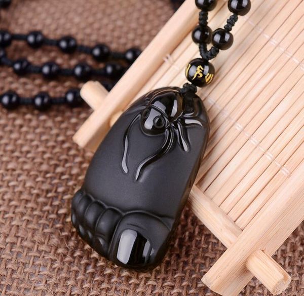 dj jewelry natural black obsidian stone carved buddha foot spider lucky pendant content is happiness blessing fashion necklace jewelry, Silver
dj jewelry natural black obsidian stone carved buddha foot spider lucky pendant content is happiness blessing fashion necklace jewelry, Silver