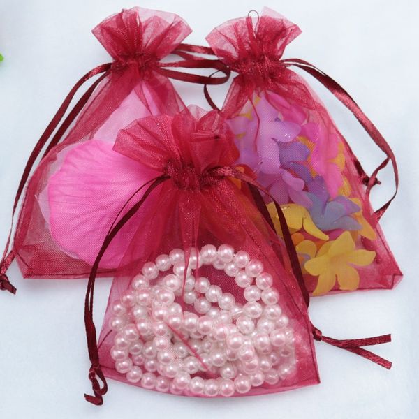 solid dark red organza drawstring pouches jewelry party small wedding favor gift bags packaging gift candy wrap square 5x7cm 2x2.75'�, Pink;blue
solid dark red organza drawstring pouches jewelry party small wedding favor gift bags packaging gift candy wrap square 5x7cm 2x2.75'�, Pink;blue