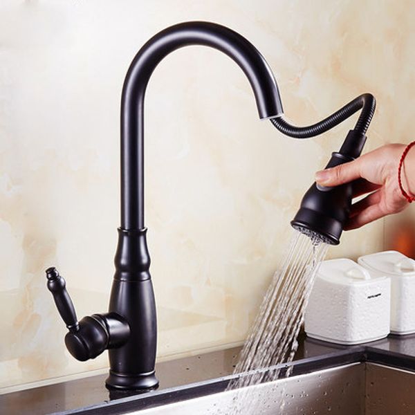 Antique Vessel Ceramic Valve Pull out /pull down Single Handle One Hole with Oil-rubbed Bronze Bathroom Sink Faucet/Bathroom Multifunctional
Antique Vessel Ceramic Valve Pull out /pull down Single Handle One Hole with Oil-rubbed Bronze Bathroom Sink Faucet/Bathroom Multifunctional