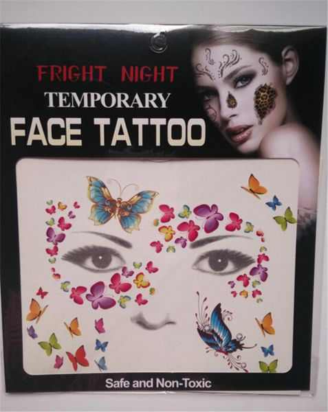 Fright Night Temporary Face Tattoo Body Art Chain Transfer Tattoos Temporary Stickers in stock 9 Styles 100pcs DHL
Fright Night Temporary Face Tattoo Body Art Chain Transfer Tattoos Temporary Stickers in stock 9 Styles 100pcs DHL